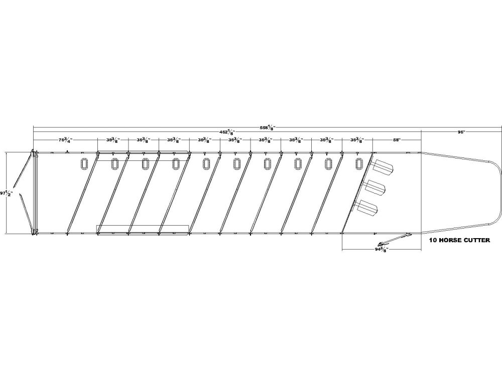 10 Horse Cutter floor plan