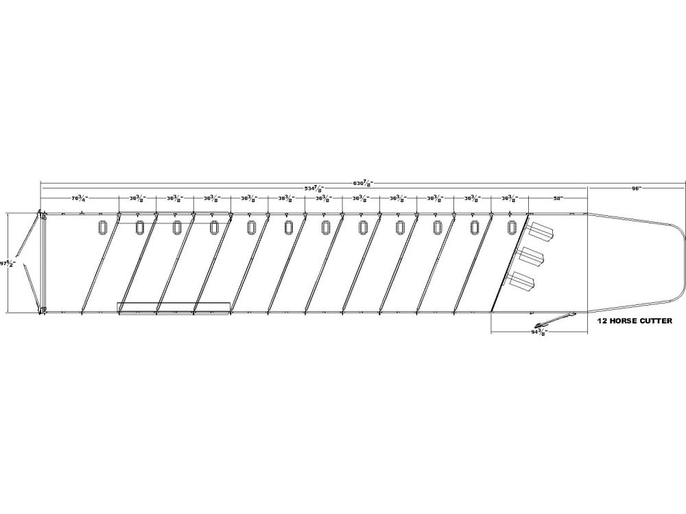 12 Horse Cutter floor plan