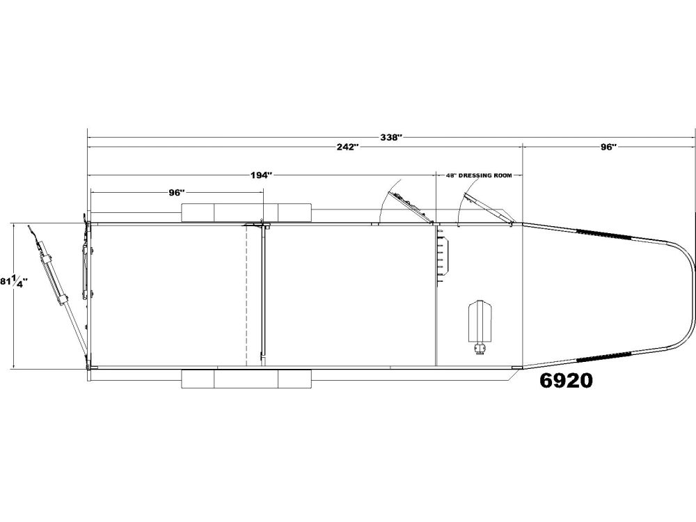 6920 Dressing room Floor plan
