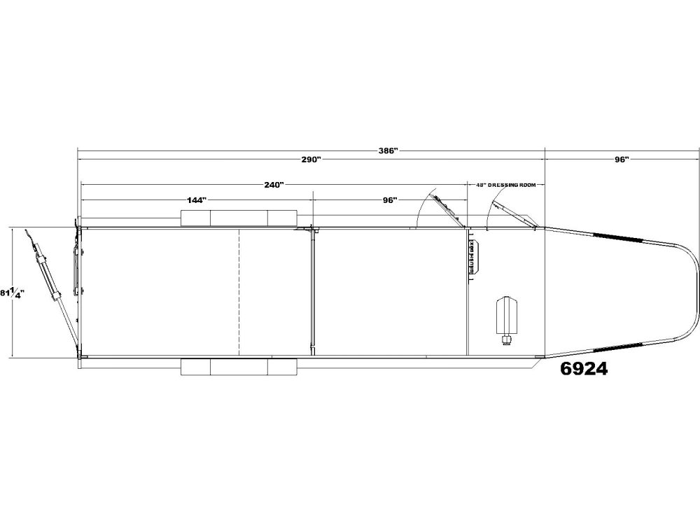6924 Dressing room Floor plan
