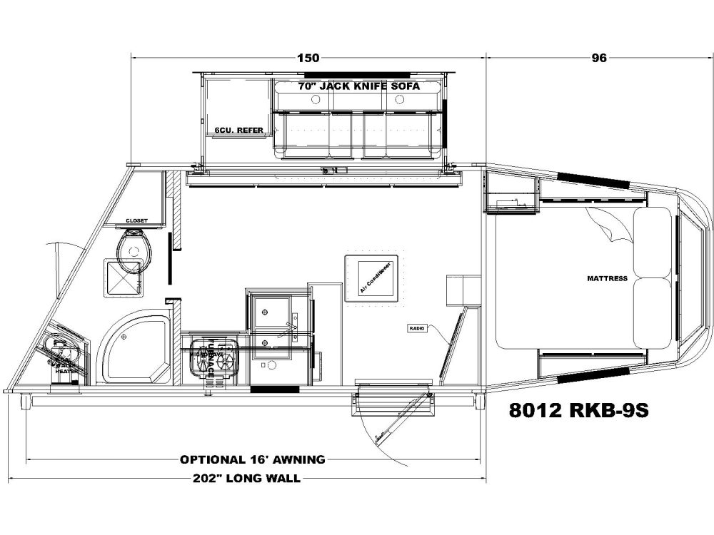 8012-RKB-9S Floorplan