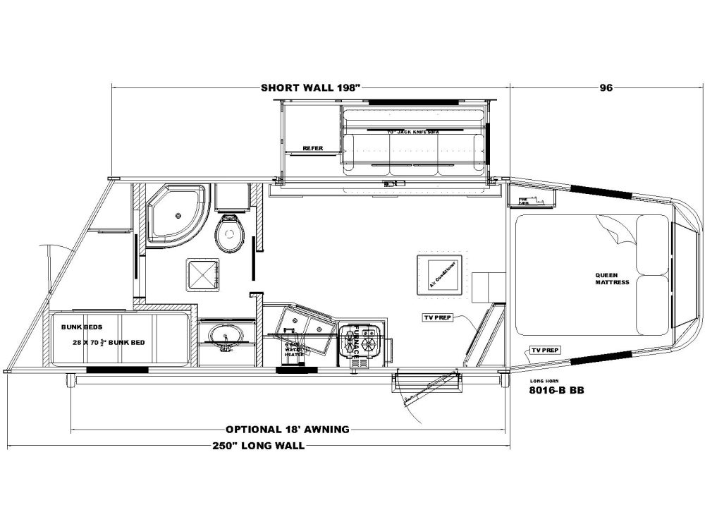 8016-B-BB Floor plan