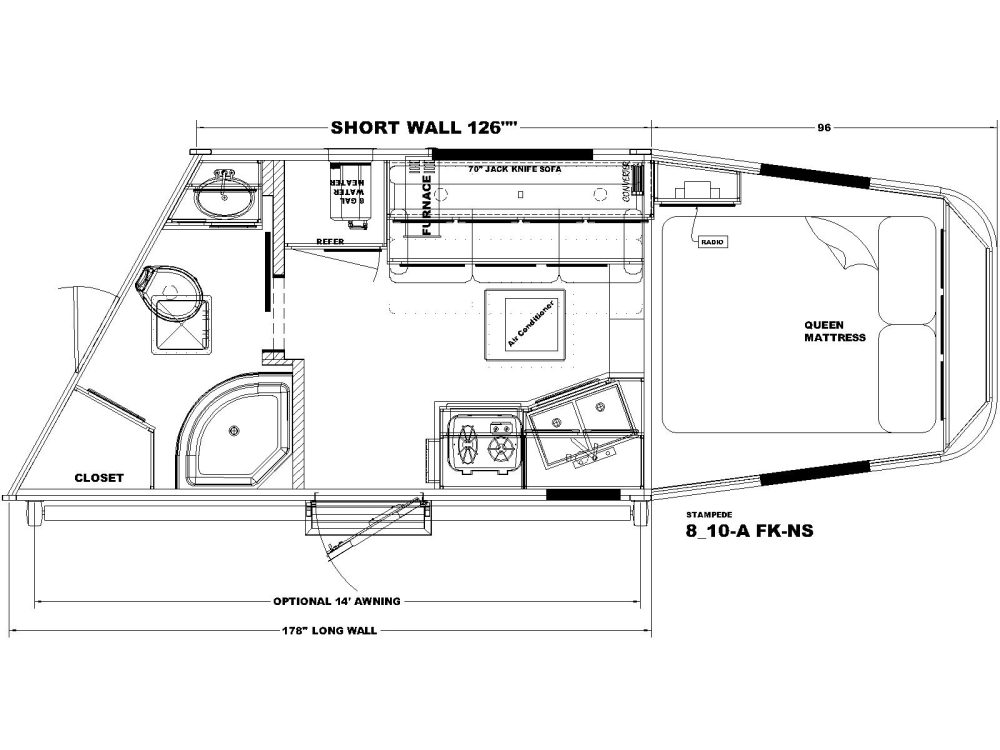 8210-A FK-NS Floor plan