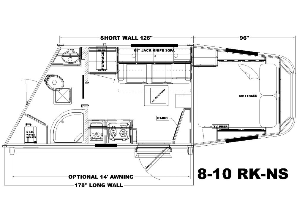 800 RK-NS Floorplan