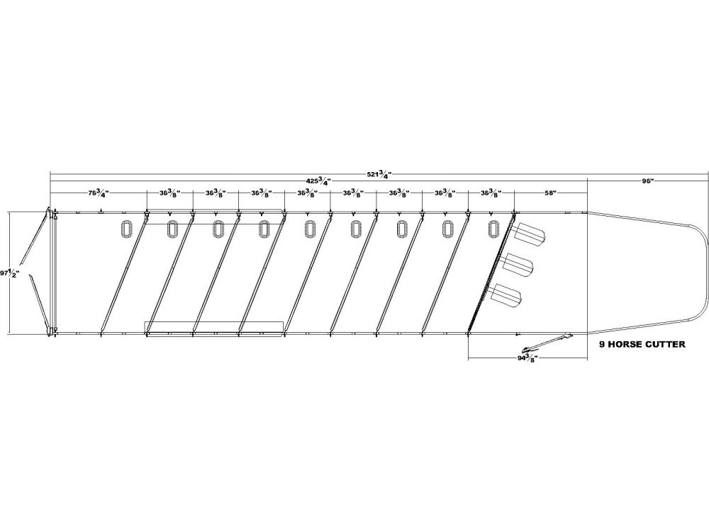 9 Horse Cutter floor plan