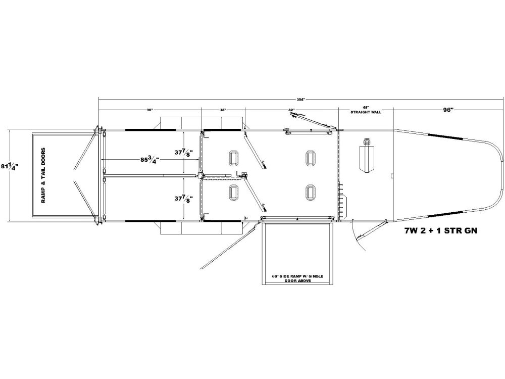 2+1 Straight Load GN Floor plan